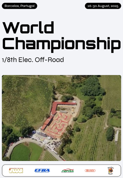 Campeonato do Mundo 1/8TT ECO 2025 em Barcelos